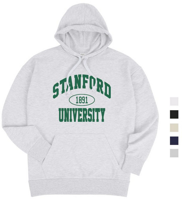 스텐포드 오버핏 남여공용 후드티 5컬러