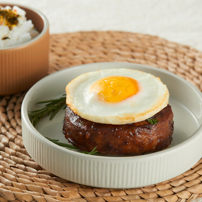 파르팜 아로니아 파인 함박스테이크 1.1kg 국산 돈육 떡갈비 햄버거 패티, 1개