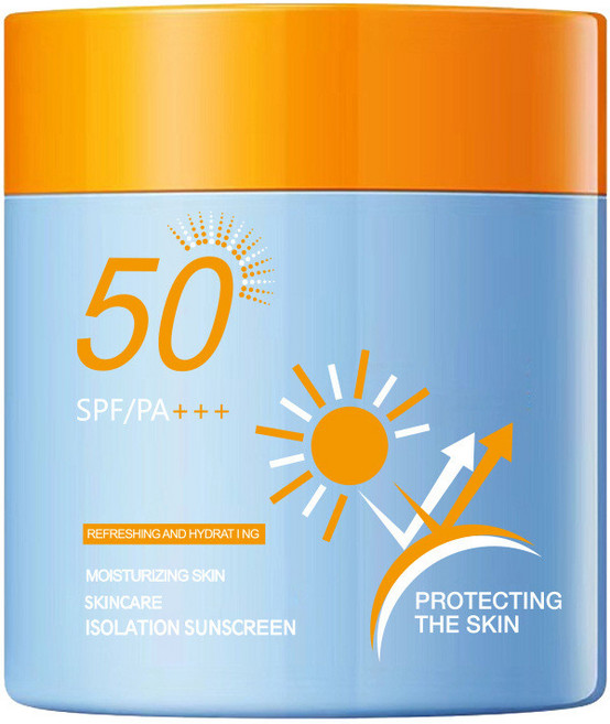 防晒霜 SPF50 高倍防晒噴霧 隔離乳液 保濕 便攜 補水, 1個, 240ml,瓶