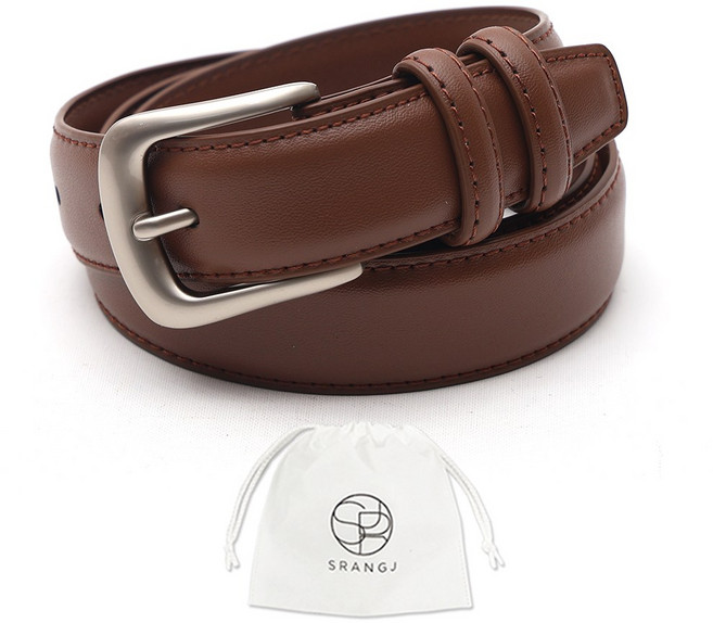 에스랑제이 여성 루아 캐주얼 통가죽 소가죽 벨트