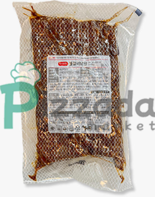 에쓰푸드 불갈비탑핑 1kg 냉동 피자 볶음밥 토핑용 고기, 1개