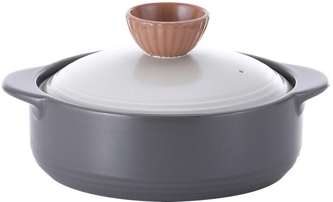 네오플램 밸리로즈 내열자기 16cm 브라운 18cm 핑크 전골 22cm 뚝배기, 전골 22cm 그레이, 1개
