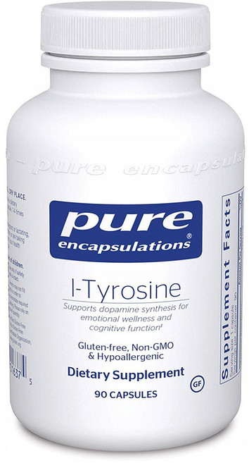 Pure Encapsulations l-Tyrosine 퓨어 인캡슐레이션 L-타이로신 90캡슐, 1개, 90정