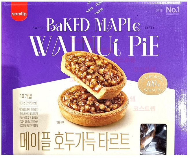 코스트코 삼립 호두 타르트 60G X 10, 10개