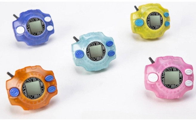 CRESCENT STUDIO 디지바이스 디지몬 레진 피규어, C 회색