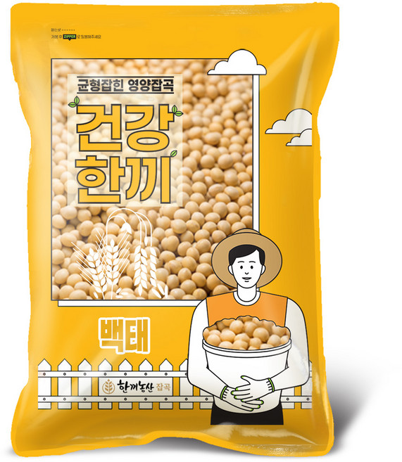 국내산 백태 메주콩, 1개, 2kg