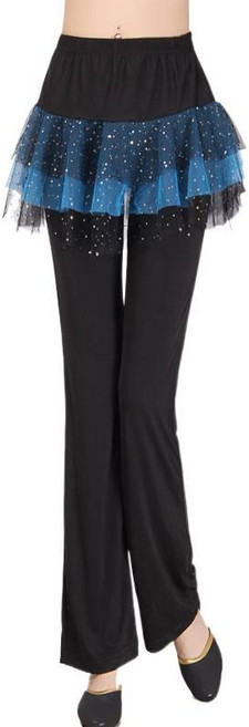 티류으스 여성 라틴댄스바지 발레연습복 봄여름 댄스바지 CP150