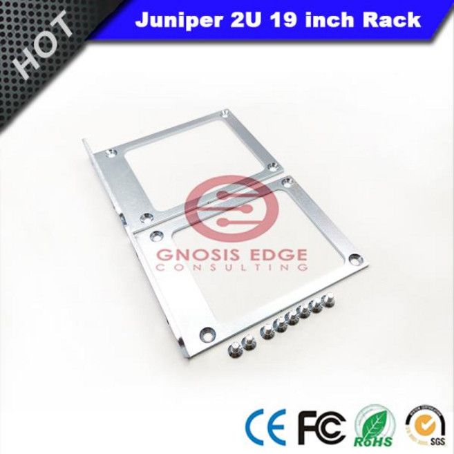 정시출고 환불보장 새로운 19 "랙 마운트 키트 귀 브래킷 호환 2U 주니퍼 MX10BASE-T 라우터, 한개옵션0
