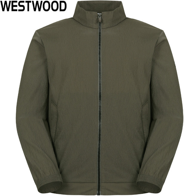 웨스트우드 WESTWOOD 남성 여름에 착용하기 좋은 시어서커 방풍 바람막이 자켓 WO1MCJW233