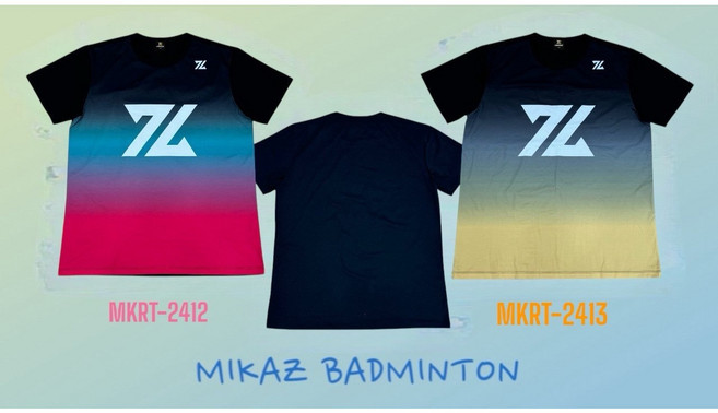 [MIKAZ] 미카즈 2024 코튼라이크 오버핏티셔츠 MKRT-2412&2413 배드민턴&탁구&테니스&스쿼시&볼링&스포츠&라온스포츠