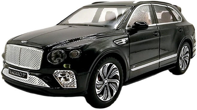 벤틀리 벤테이가 SUV 다이캐스트 1:24, 블랙, 1개