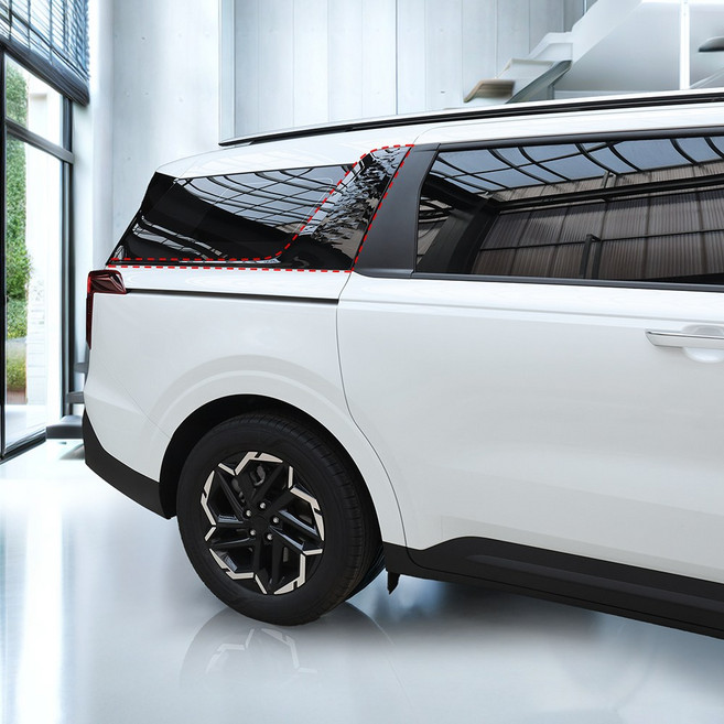 유투카 호환 카니발 KA4 페이스리프트 튜닝 용품 윈도우 몰딩 크롬 죽이기, 기타