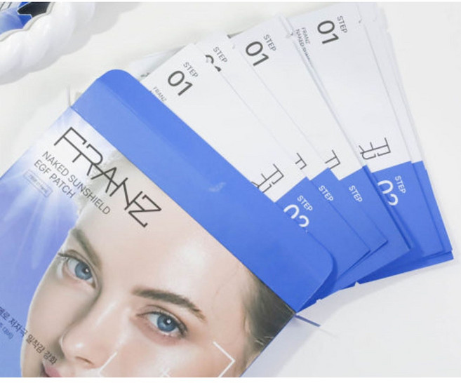 프란츠 네이키드 선쉴드 EGF 2스텝 선패치 (2매X7세트), 7개, 10.3ml