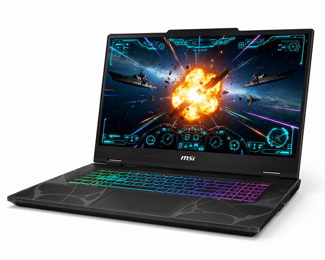 MSI 2025 사이보그 17 코어7 지포스 RTX 5050, Black, 1TB, 16GB, WIN11 Home, 사이보그 17 B2RWEKG-C7 프로