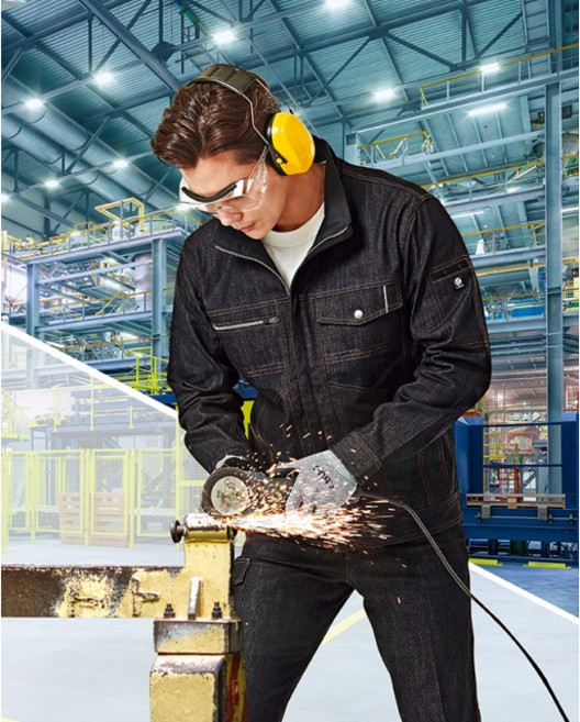 티뷰크 TB 1016J/P 블랙 데님 작업복 사철복 추동 용접복 목공 현장작업 상하복