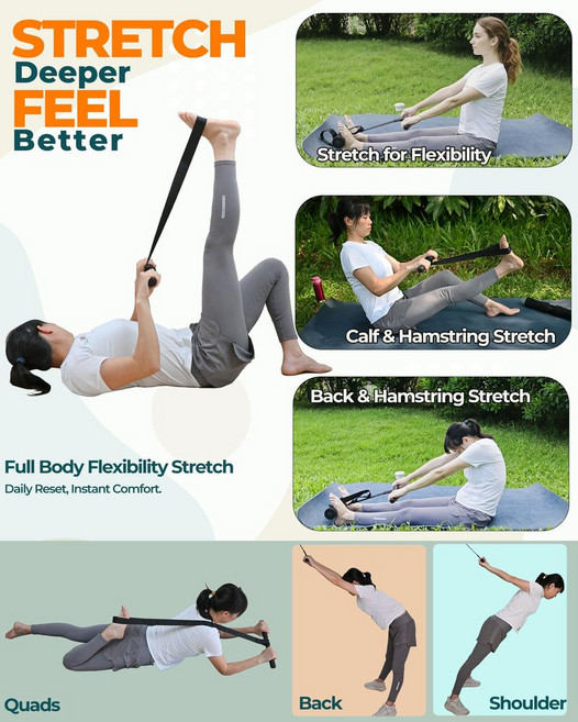 Nordic Hamstring Curl 스트랩 햄스트링 힙 쿼드 등 스트레칭 복근 운동