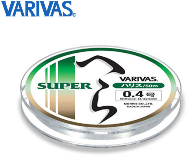 바리바스 붕어낚시 중층줄 슈퍼 헤라하리스 목줄 50M, 1.5호/4513498061324, 1개