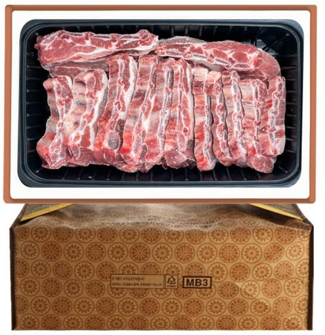 무항생제 한돈 세트 돼지LA갈비 2kg 냉동, 단품, 1개