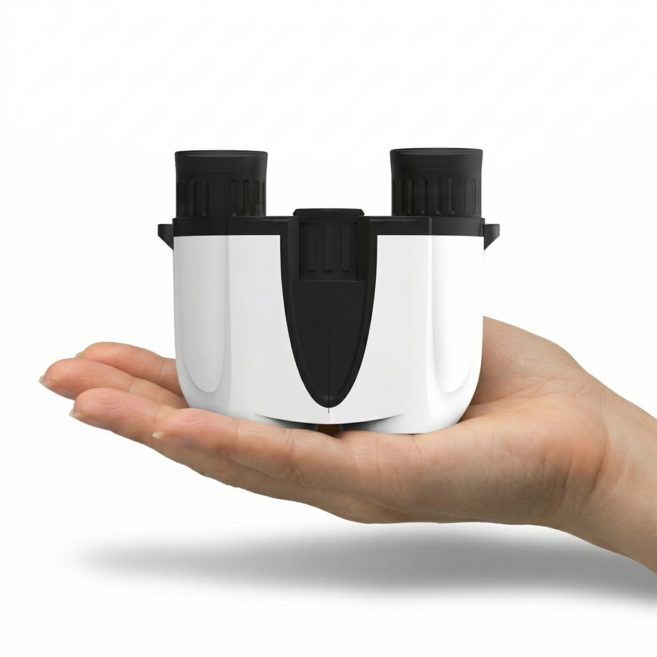 콘서트 뮤지컬용 오페라글라스 10x25 고배율 망원경 휴대용, 25mm