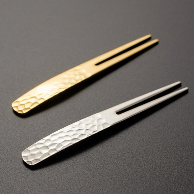 일본 TODAI 해머드 가니쉬 포크, 실버 1P, 실버, 1개