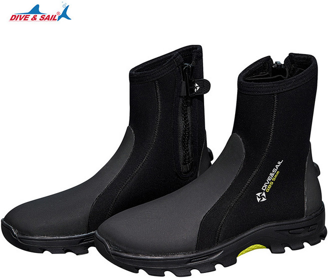 오션큐 핀삭스 5mm 다이빙 슈즈 스쿠버신발 부츠, 260, 블랙