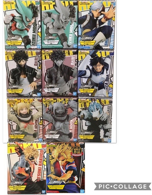 Banpresto 我的英雄學院 景品 公仔, 1個, 2.