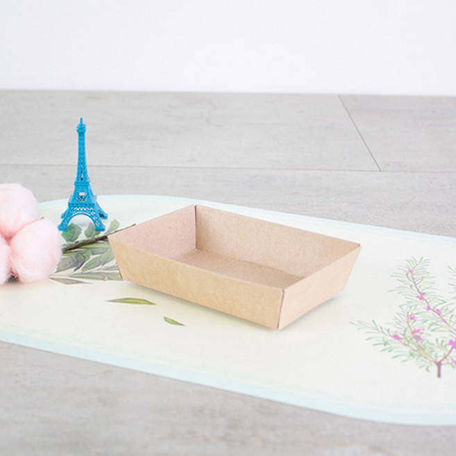 KP이중트레이 SW-13호 종이트레이 반찬 디저트 종이접시 떡 포장용기 [800개]