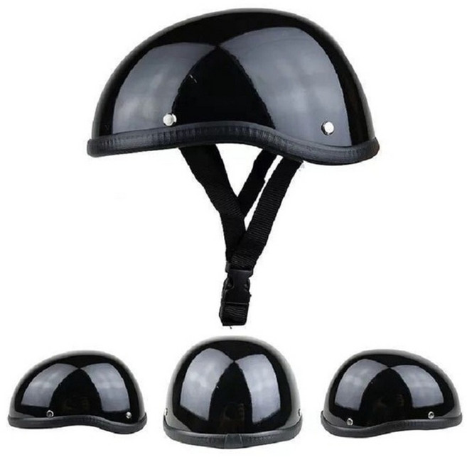 반모핼맷 오토바이 헬멧 할리 빈티지 하프 페이스 헬멧 mtb 자전거 크루저 스쿠터 매트 블랙 헬멧 액세서리 casco moto, 검은 색, 1개