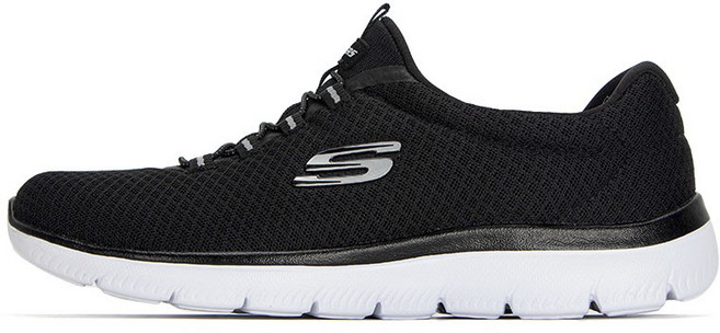 스케쳐스 여성 메모리 폼 경량 캐주얼 운동화 12980-BKW