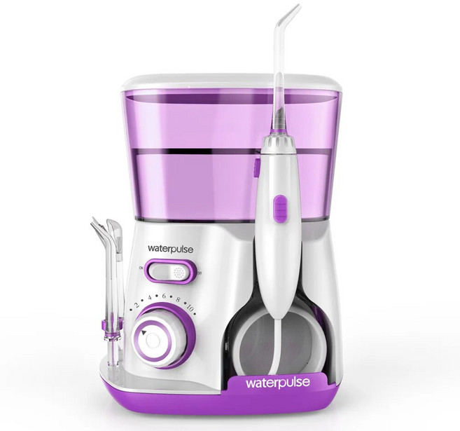 워터펄스 전기 구강 세정기 치아 미백기 워터 제트 치실 치과 미백 구강 세척기, 7.Blue 색상 - US, 1개