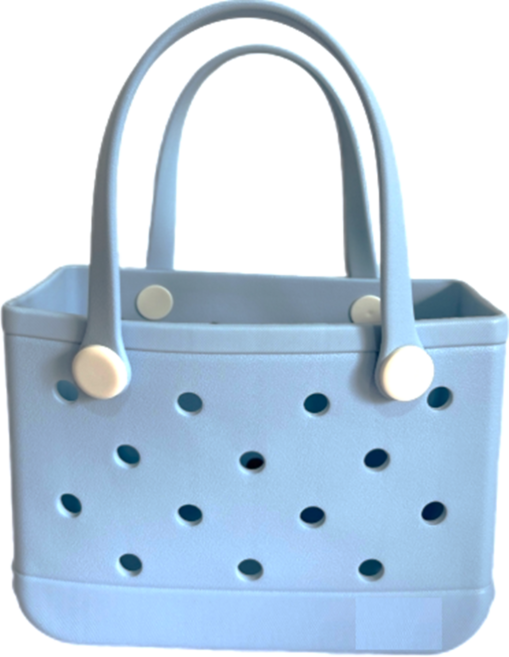 실리콘 목욕바구니 젤리백 아쿠아가방 수영가방, 스카이