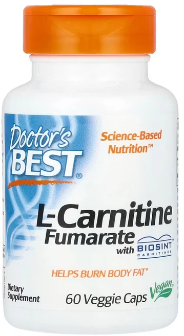 Doctor's Best L-카르니틴 855 mg 베지 캡, 60정, 1개 - 쿠팡