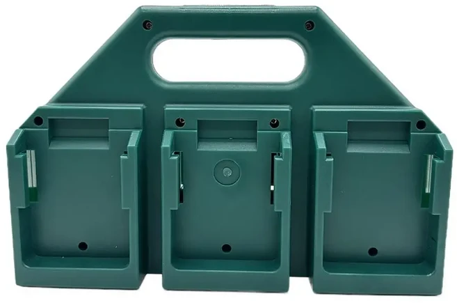 고정 장치 배터리 보관 랙 3D 프린팅 강력한 휴대용 스탠드 4 슬롯/6 슬롯 마키타 호환 18V용 낙하 방지, 01 Green 6 Slots