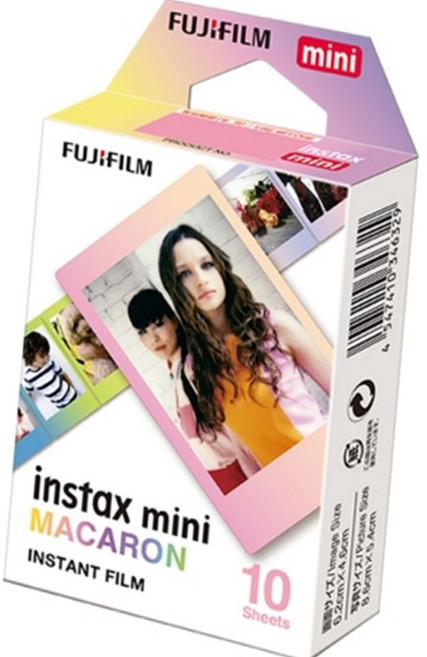 (올핀) 후지 인스탁스 디자인 미니필름 마카롱10매 / [86*54 62*46] - 개 (1개입), 1개