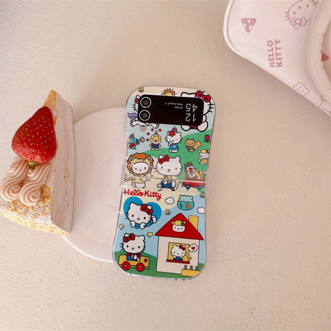 갤럭시z플립5 z플립6 z플립7 힌지보호 큐티 핸드폰케이스