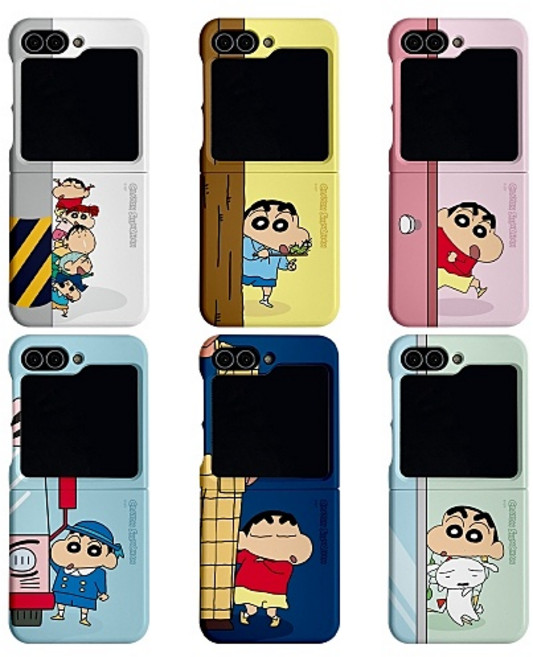 짱구는 못말려 이색 하드 갤럭시 Z플립7 제트플립6 지플립5 삼성 폴더 폰케이스