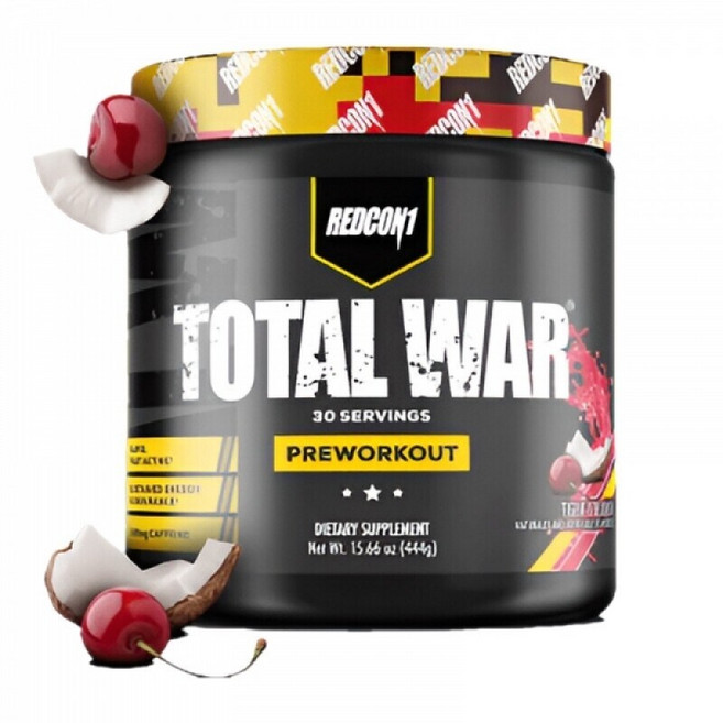 레드콘1 토탈워 헬스부스터 30서빙 지구력 부스터 보충제 프리워크아웃, BLUE LEMONADE, 1개, 30회분