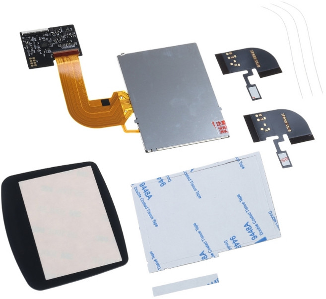 GBA용 게임보이 어드밴스용 하이라이트 IPS LCD 화면 백라이트 키트 1세트