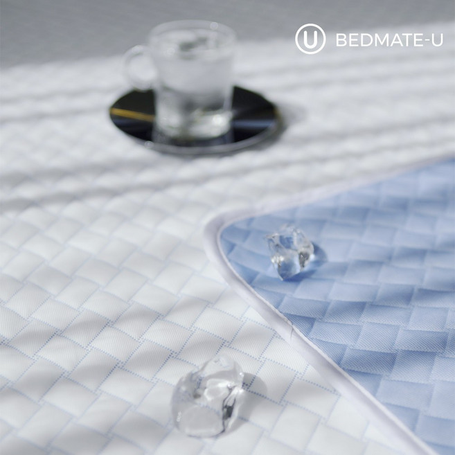 베드메이트유 냉감 아이스 시원한 여름 매트리스패드 (듀라론 쿨매트)