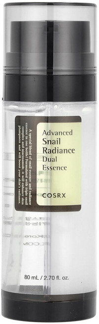 코스알엑스 어드밴스드 스네일 래디언스 듀얼 에센스 80ml(2.70fl oz), CRX45205, 1개