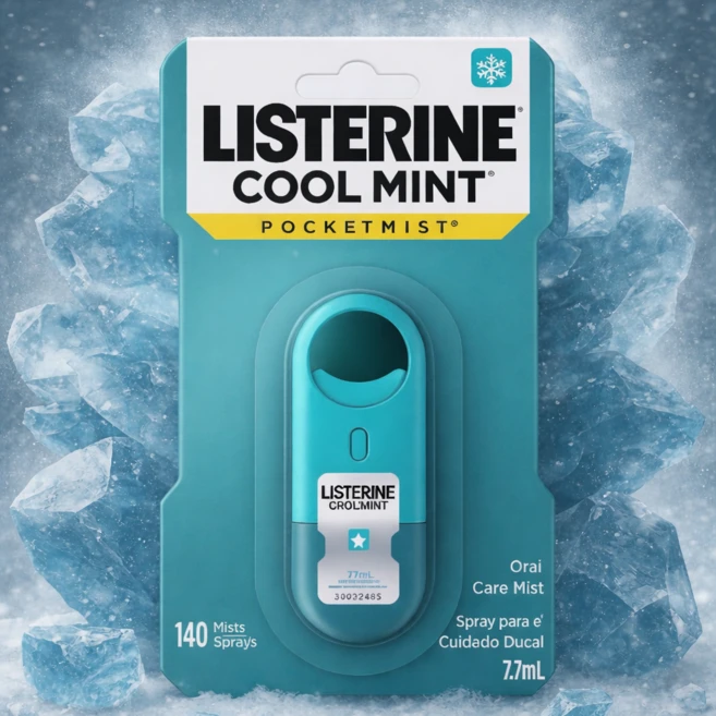 [당일출고]리스테린 포켓미스트 쿨민트 1개 구강스프레이 승무원 필수템, 7.7ml - 쿠팡