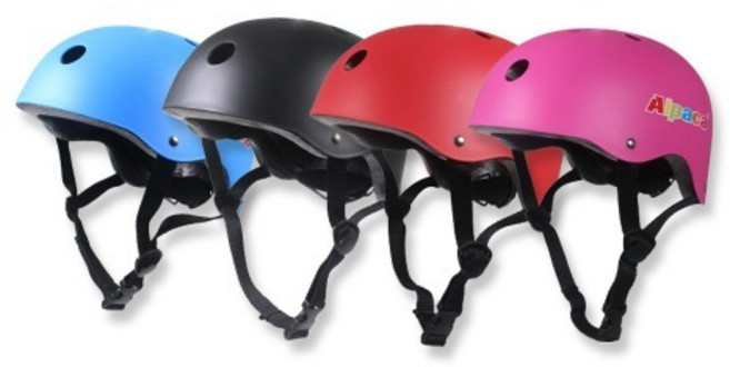 알파카 어린이 스포츠 헬멧 자전거 인라인 킥보드 유아헬멧 아동, 블루, 1개