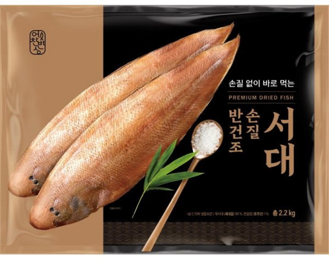 어찬반상 반건조 서대 2.2kg 14-18미, 1개, 상세 설명 참조
