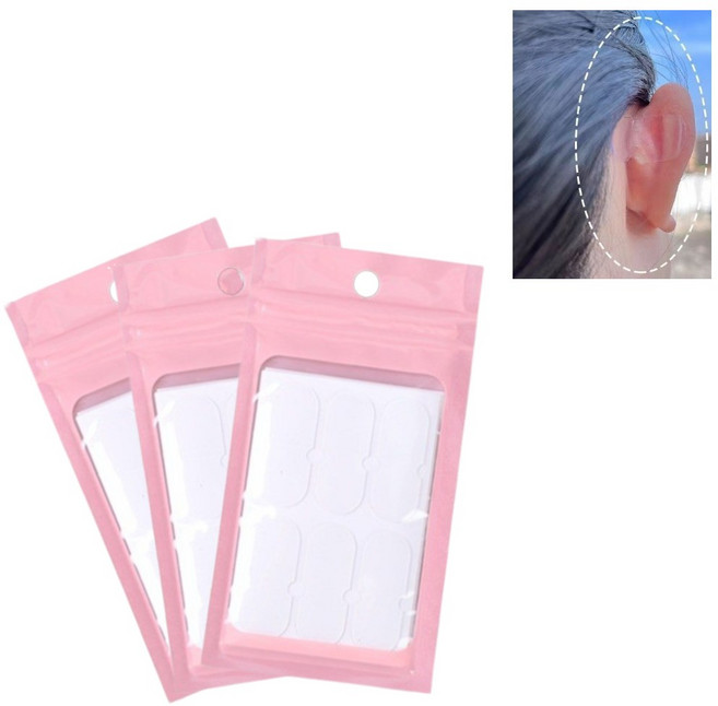 바이유즈 누운귀 교정테이프 셀프교정 투명밴드 90p, 1세트