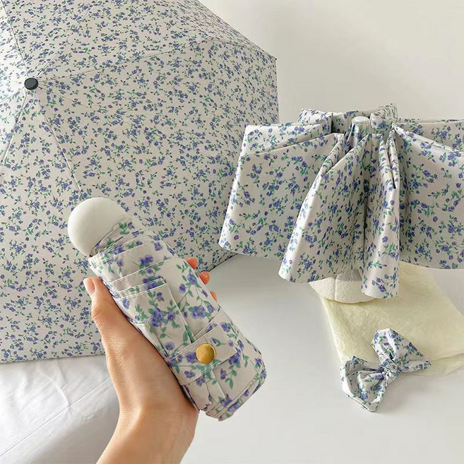 라블라네 플로럴 UV차단 초경량 초미니 암막 양우산 양산