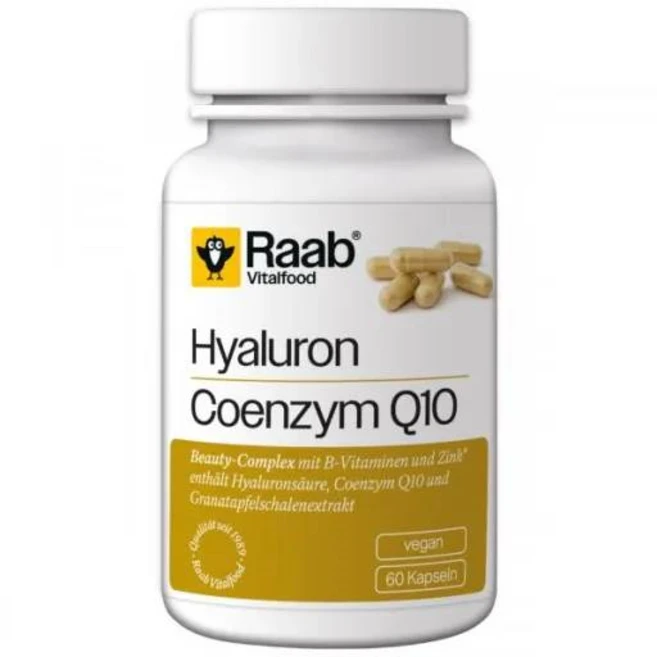 라브 Raab 바이탈푸드 히알루론산 코엔자임 Q10, 1개, 60정 - 쿠팡
