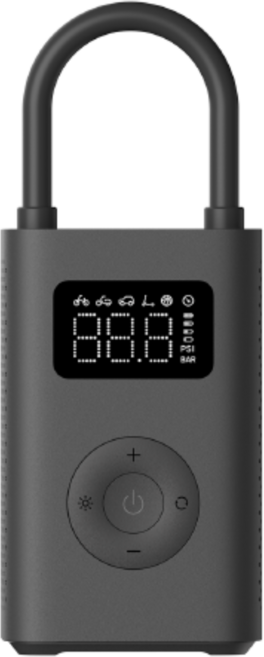 小米電動打氣機 2, 磨砂黑, 1個