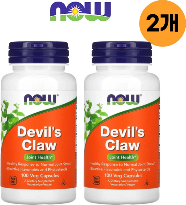 나우푸드 데빌스 클루 식물성 캡슐 100정, 2개 - 쿠팡