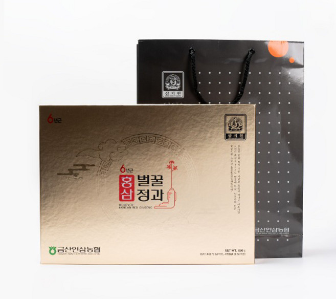 6년근 홍삼벌꿀정과 450g / 1200g 삼지원 금산인삼농협 원산지:국산, 1박스, 1.2kg