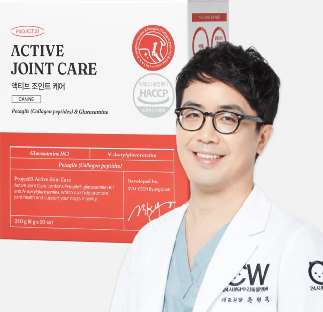 프로젝트21 액티브 조인트 케어 (강아지 관절 영양제), 1박스, 뼈/관절강화, 30회분 - 쿠팡